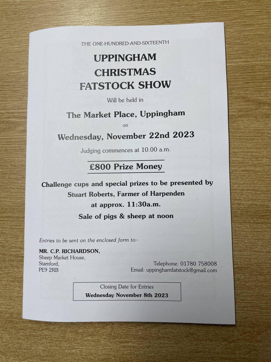 UppinghamCFSS's tweet photo. Schedules in the post tonight https://t.co/n5dINuLjBm