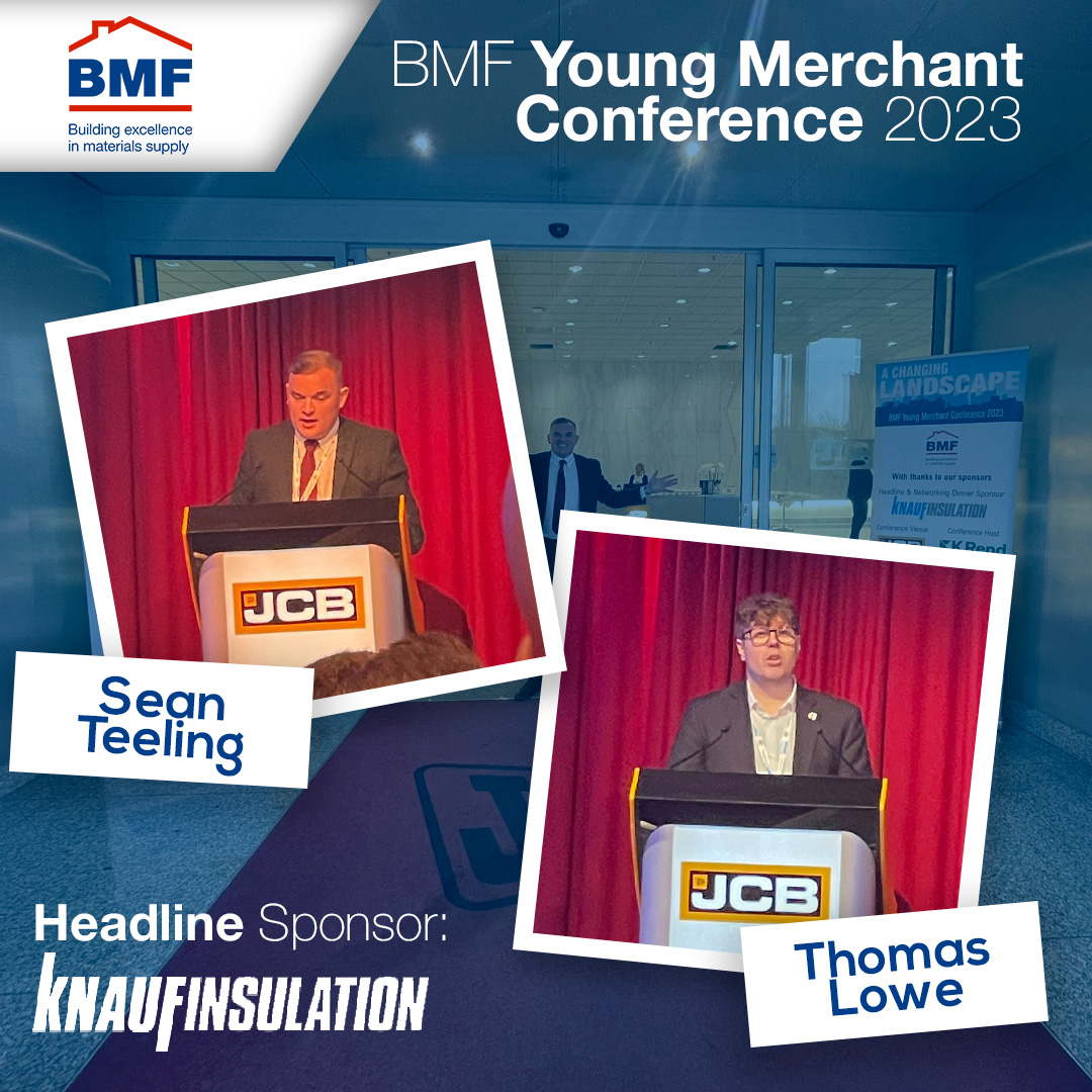 Sean Teeling, Engagement Executive and Thomas Lowe, Industry Analyst/Economist at the BMF have taken to the stage, to introduce the BMF as your trade association and how it can help and support.