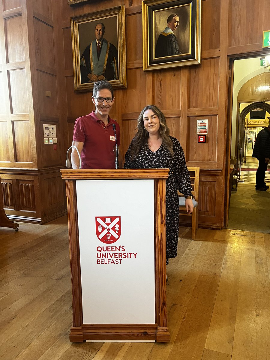 QueensSWSociety's tweet photo. We are so grateful to those who attended the #qubsocialworkstudentconference yesterday. Our theme of ‘holding onto kindness in social work’ was greatly received. Thank you to the speakers, students and exhibitors. #QSWS #qubsocialwork #socialwork @QUBSSESW
- Ashleigh & Andrew https://t.co/IIqLqUBqmH
