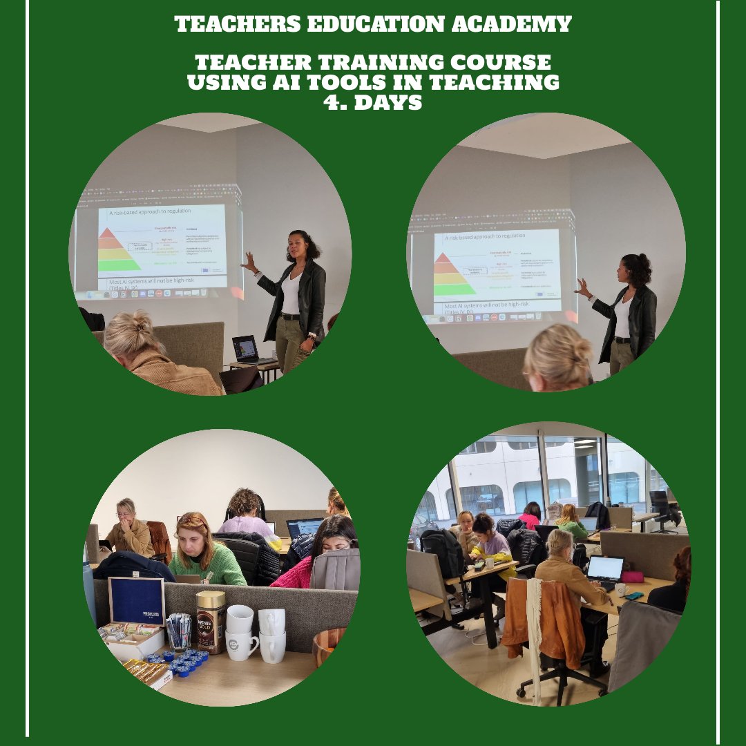 TeacherEducati5's tweet photo. #erasmusplus #educationcourse #ai #digitaleducation #trainingcourse #teachertraining https://t.co/6COabjmjWQ