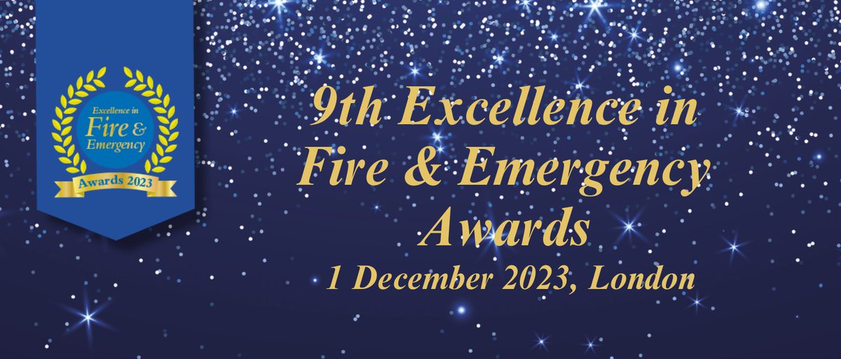 We are delighted to announce the finalists for the 9th Excellence in Fire & Emergency Awards - fire-magazine.co.uk/finalists-anno… #EFE2023 #excellence #firefighters #fireandrescue