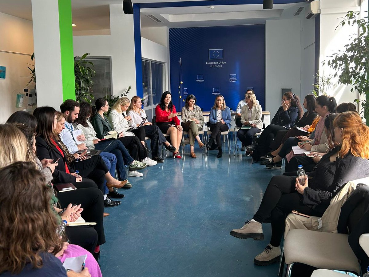 unwomenkosovo's tweet image. We thank @EUKosovo 4 hosting the last SGG meeting! The @unwomenkosovo chaired Security &amp;amp; Gender Group is a vital forum for the coordination of gender related issues. We remain committed to continue collaborating with our partners in pursuit of our shared mission to achieve #GEWE.