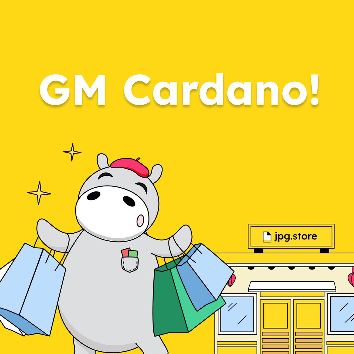 gm cardano! ☀️ what's on your shopping list today? 💛