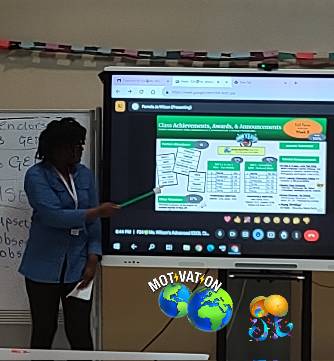 So proud of our students! After only 27 days of perfect attendance, this student moved from someone who was terrified to speak, to confidently engaging her audience while making the nightly announcements with her team.  She was inspiring✨ #AdultEdMatters #YesTheyCan #WeCanHelp