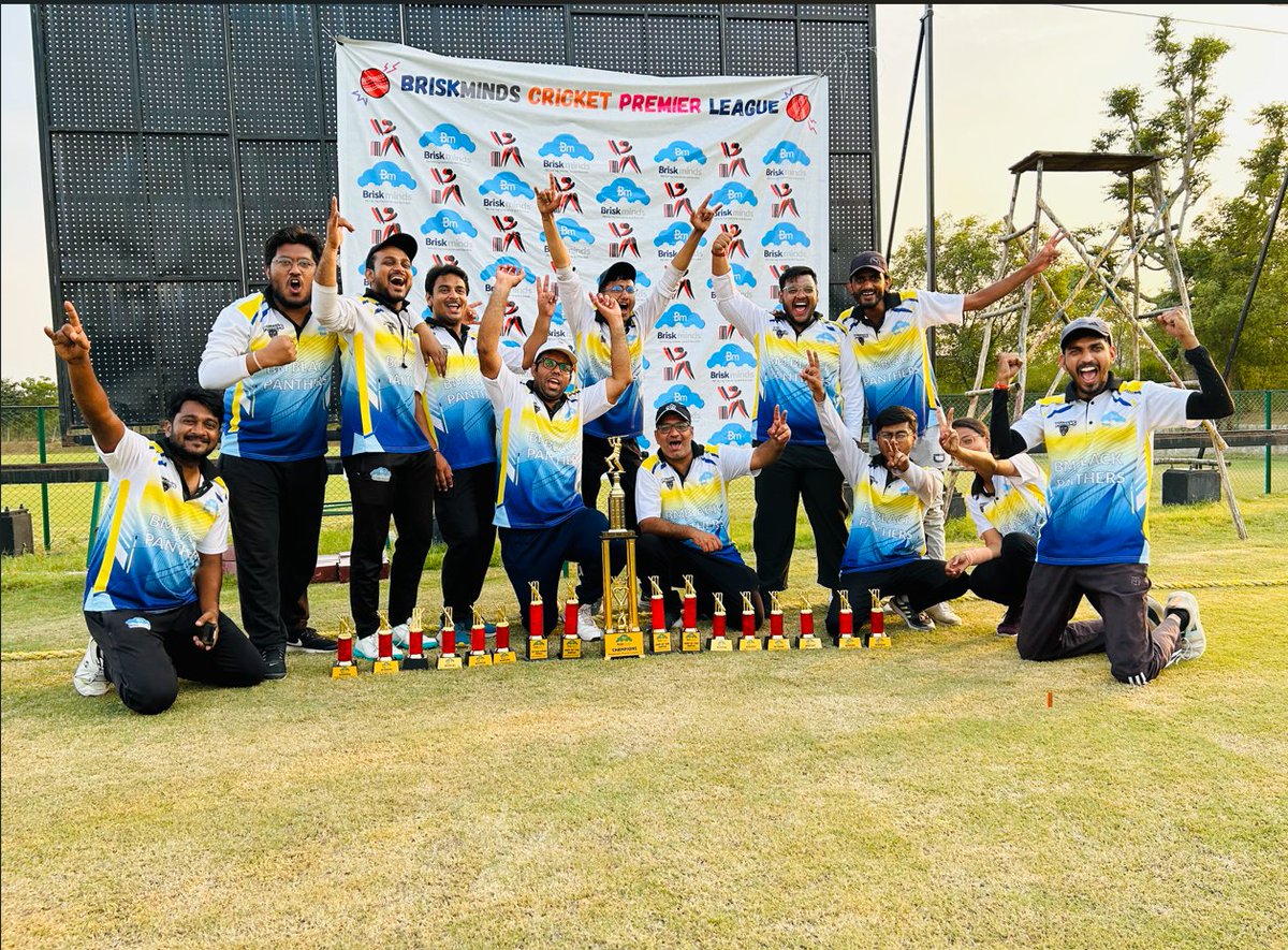 🌟🌟Beyond the boundaries and beneath the blue skies, we created memories that will last a lifetime. @Briskminds Software Solutions organized a cricketing extravaganza which was not just a tournament; it's an experience! 🏏🏏 Our #cricket #tournament BMPL-3 was a golden…