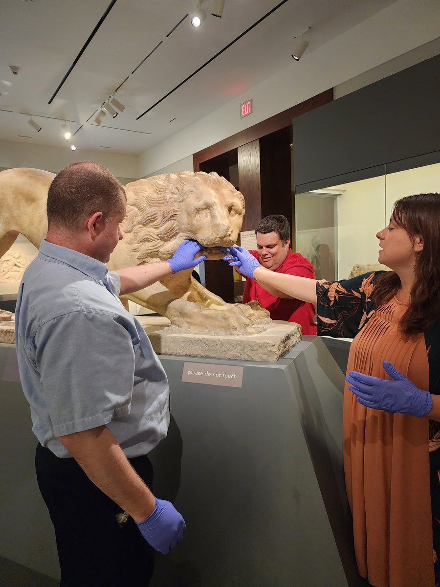 Fascinating day of learning about welcome visitors with visual impairment <a href="/cincyartmuseum/">Cincinnati Art Museum</a> with expert users from <a href="/Clovernook/">Clovernook Center</a>. Thanks to Jane Ehrenfield, Sara Birkofer, <a href="/ArtPossibleOhio/">Art Possible Ohio</a> , and the <a href="/columbusmuseum/">Columbus Museum of Art</a> docents who learned with me. Let's get to work!