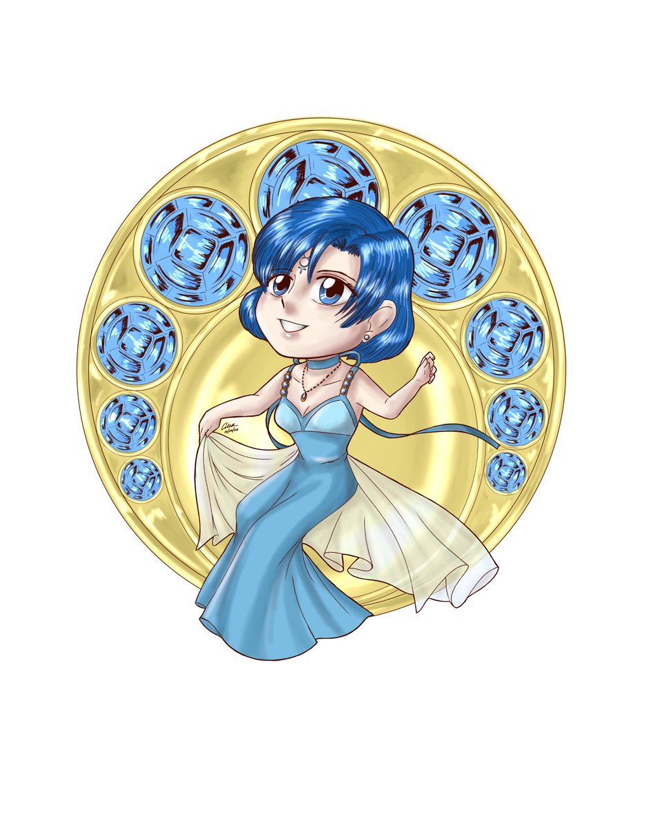 lynearart's tweet photo. Sailor Chibi Royalty - Mercury #SailorMercury #MizunoAmi #SailorMoon #FilipinoArtist #AustralianArtist #ArtistOnTwitter @MediBangPaint_e @ArtMutuals @Medibangcom https://t.co/aI9aEWpHqH