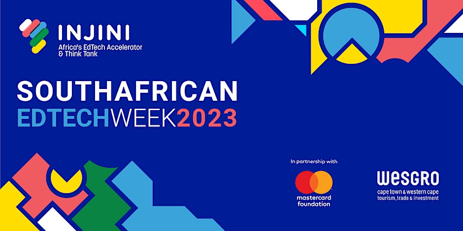 Injini, in partnership with Mastercard Foundation & Wesgro is hosting this year's addition of the South African EdTech Week on 25-27 Oct in Cape Town. Register to connect with education stakeholders & explore EdTech trends and challenges: bit.ly/45sj4LV. #edtech #tech