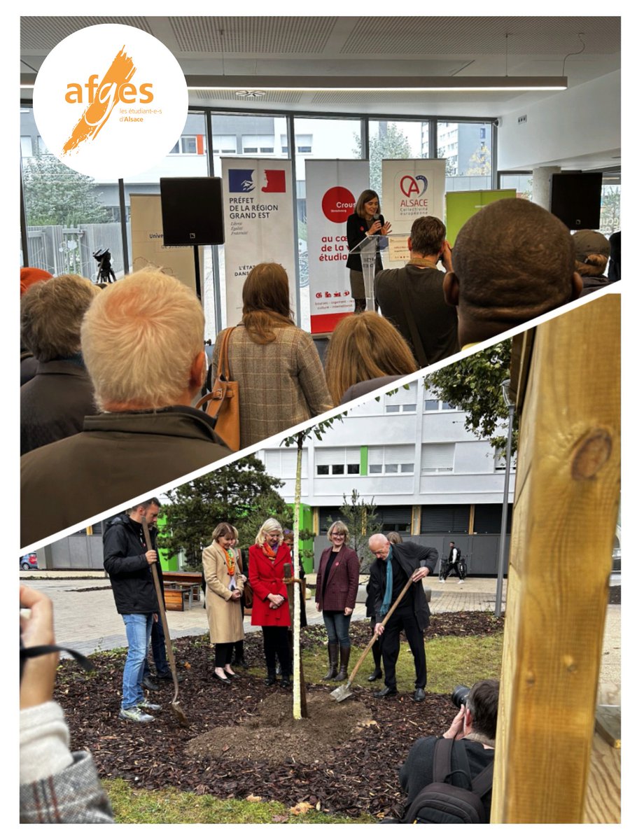 #CROUS | L'AFGES est présente aujourd'hui à l'inauguration de la rénovation de la Cité #Universitaire Paul Appell 

Un pas en avant vers de meilleures conditions de vie pour les #EtudiantEs