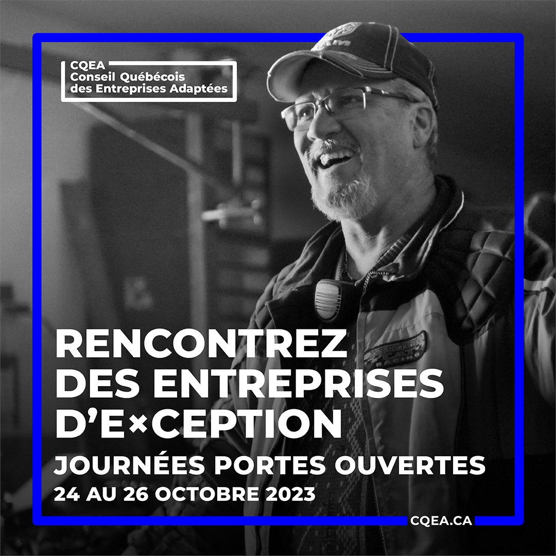 CQEA_CA's tweet photo. Voici nos membres qui vous accueillent en ce 26 octobre!
Axia Services
Ressource de réinsertion Le Phare
Groupe AFFI
Centre de travail Laro
Atelier Signes d'espoir
Re-Source Intégration
Récupération Frontenac
Centrap
Récupéaction Centre-du-Québec

https://t.co/K6cYCHGJrD https://t.co/Xaul7VdXUm