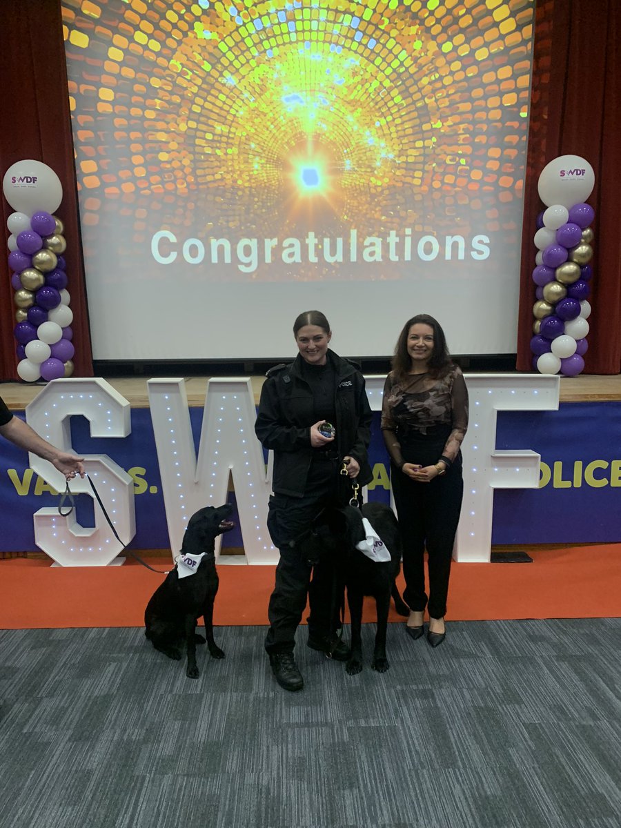 Special Recognition Award Highly Commended… Christina McCaughey and her dogs Coal & Phoenix 🌟 Congratulations! #HighlyCommended @PSOSDogs