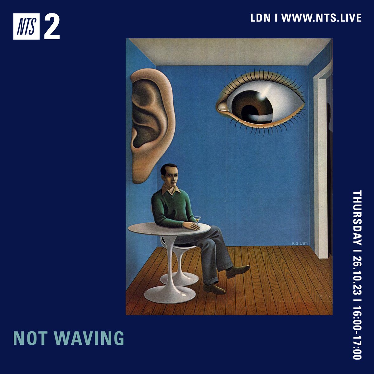 NTS Radio (@ntslive) on Twitter photo .<a href="/NOTWAVINGG/">Not Waving</a> in control for the next hour - music from Klein, Olof Dreijer and more: nts.live/2 .<a href="/NOTWAVINGG/">Not Waving</a> in control for the next hour - music from Klein, Olof Dreijer and more: nts.live/2