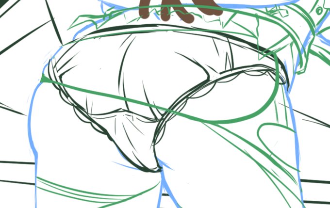 これはジンのパンツのラフ
使わなくなりそうなので供養 