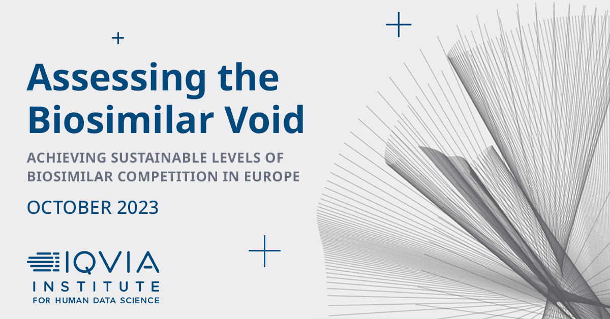 IQVIA_Institute's tweet photo. 🔬Just in: The latest IQVIA Institute report dives deep into the world of biosimilars in Europe. The findings explore the ins and outs of biosimilar development, revealing areas with potential competition and those that need a boost: https://t.co/XG7hNc8Tvi. #Biosimilars https://t.co/ustXnrQoD1