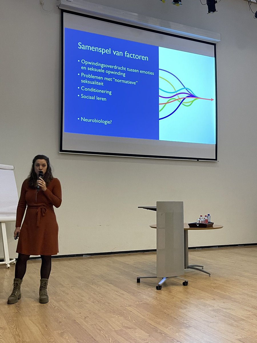 Eveline Schippers van de <a href="/deWaagNl/">de Waag</a> bespreekt kritisch de theorie en empirie over de ontwikkeling van #seksuele #deviantie op de <a href="/NLatsa/">NLatsa</a> studiedag. Na decennia onderzoek hebben we daar nog steeds geen goed zicht op 🤷‍♀️