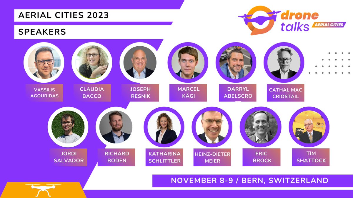 🚁 Aerial Cities Speakers and Panels Introduction Continues! 🌆

We will bring together decision-makers in drone and AAM industries, enabling collaboration and strategy for the future of urban drone operations 🌆✨Check out our next featured speakers the conference.

Our VIP,