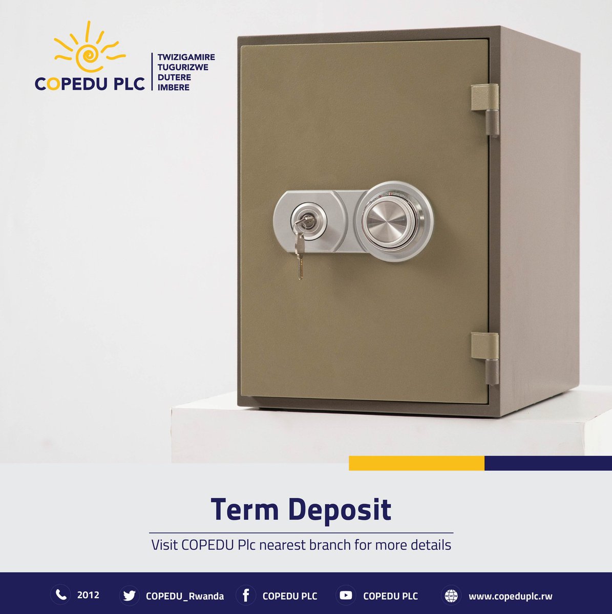 Open Term Deposit Account at Copedu Plc and benefits preferable interest rate.Visit our nearest branch or call 2012 for more
information.
#SavingsWeek2023
#WSW2023