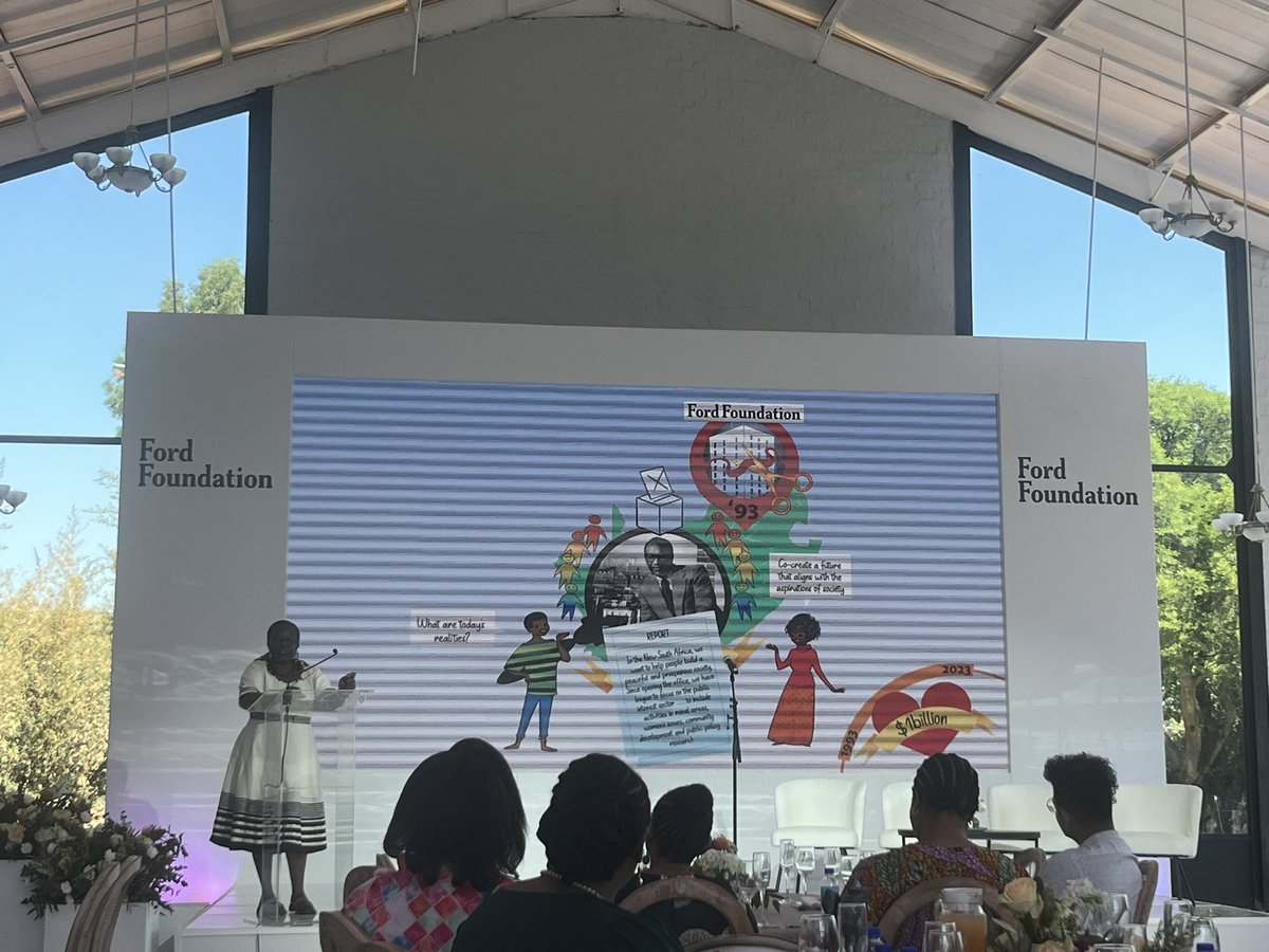 SaretaThomas's tweet photo. Excited to be at Ford Foundations 30 years celebration in South Africa…an amazing partner who co-create a future for south africans that aligns with the aspiration of society https://t.co/Mf0oEzIrLQ