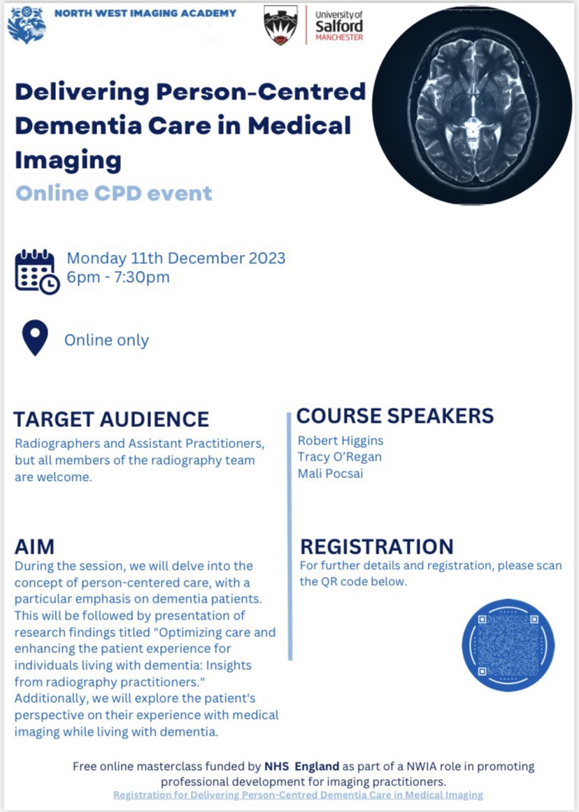 Laura Kelly (@lauradkellyrad) on Twitter photo Check out the next instalment in our CPD masterclass series.
Click the link to register…
eur01.safelinks.protection.outlook.com/?url=https%3A%…
<a href="/salfordrads/">Salford Radiography</a> <a href="/SalfordUni/">University of Salford</a> Check out the next instalment in our CPD masterclass series.
Click the link to register…
eur01.safelinks.protection.outlook.com/?url=https%3A%…
<a href="/salfordrads/">Salford Radiography</a> <a href="/SalfordUni/">University of Salford</a>