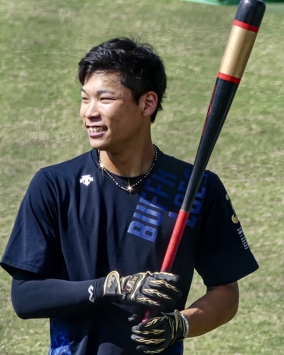 bs_67_kn's tweet image. 2019.10.26 サンマリンスタジアム
4年前の今日の圭太くん。
侍ジャパンとの練習試合でした。

#オリックス・バファローズ
#中川圭太
#Bs2019