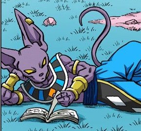 7thDestroyerGod's tweet photo. " Yes, good.
Very good. Well done. Could be faster.
Try the other way. 
No, no: all wrong. "

He seems to be just quipping random spittles of words that sound like teaching while reading his manga nearby. Obviously not paying all that much attention. https://t.co/nQqdX7NISU