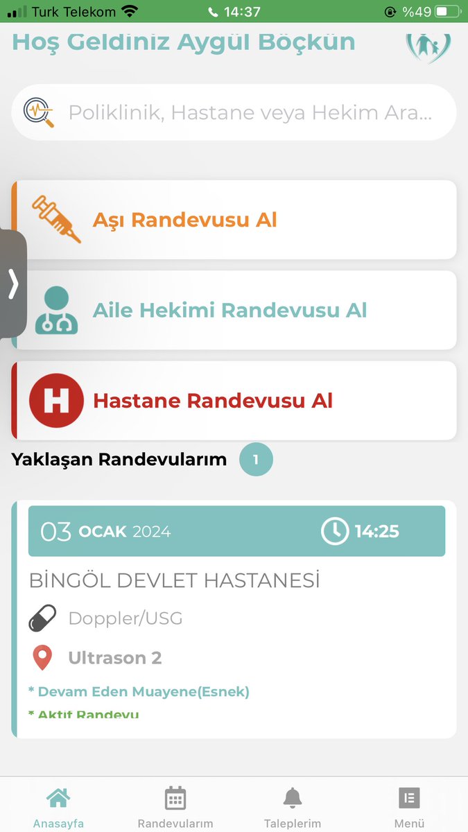 Bugün annemle hastaneye gittik bize verilen ultrason gününe bakar mısınız şaka gibi aylar sonrasına randevu alabiliyoruz. Savunduğunuz hastane ve yollar vardı hastane elendi bilginize.