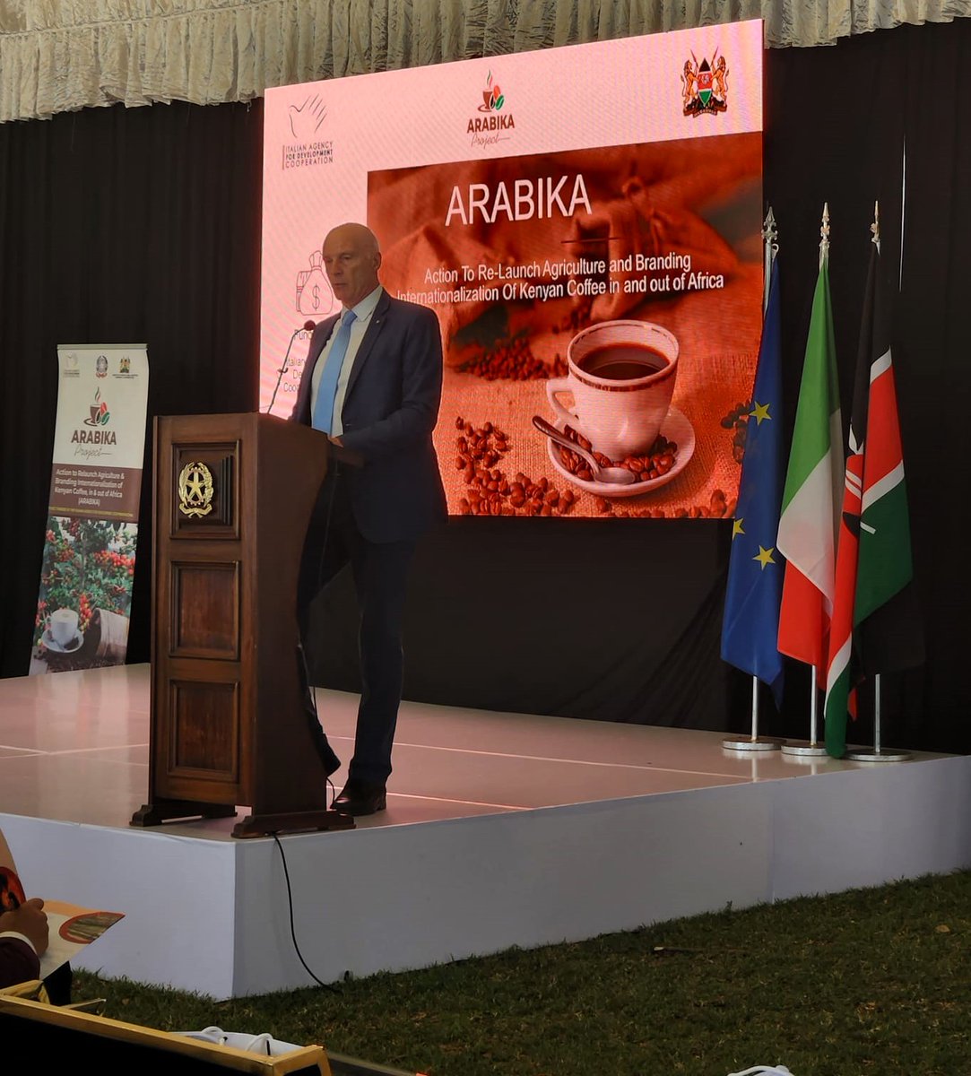 ‘The partnership between Italy and Kenya is a driving force for the development of rural communities, bringing greater benefits to the Kenya coffee sector’ says Ambassador Natali. ‘This is only one of the results of the strong partnership with our Kenyan friends’.
<a href="/ItalyinKenya/">Italy in Kenya</a>
