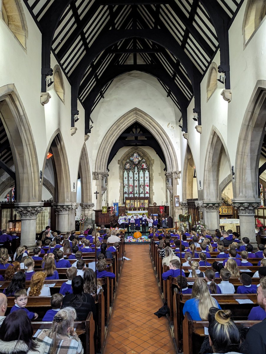 ChristChurch_CE's tweet photo. KS2 had a wonderful time at Christ Church, Blakenall this morning celebrating our harvest festival! 

✝️ https://t.co/M9SfUS7HUt