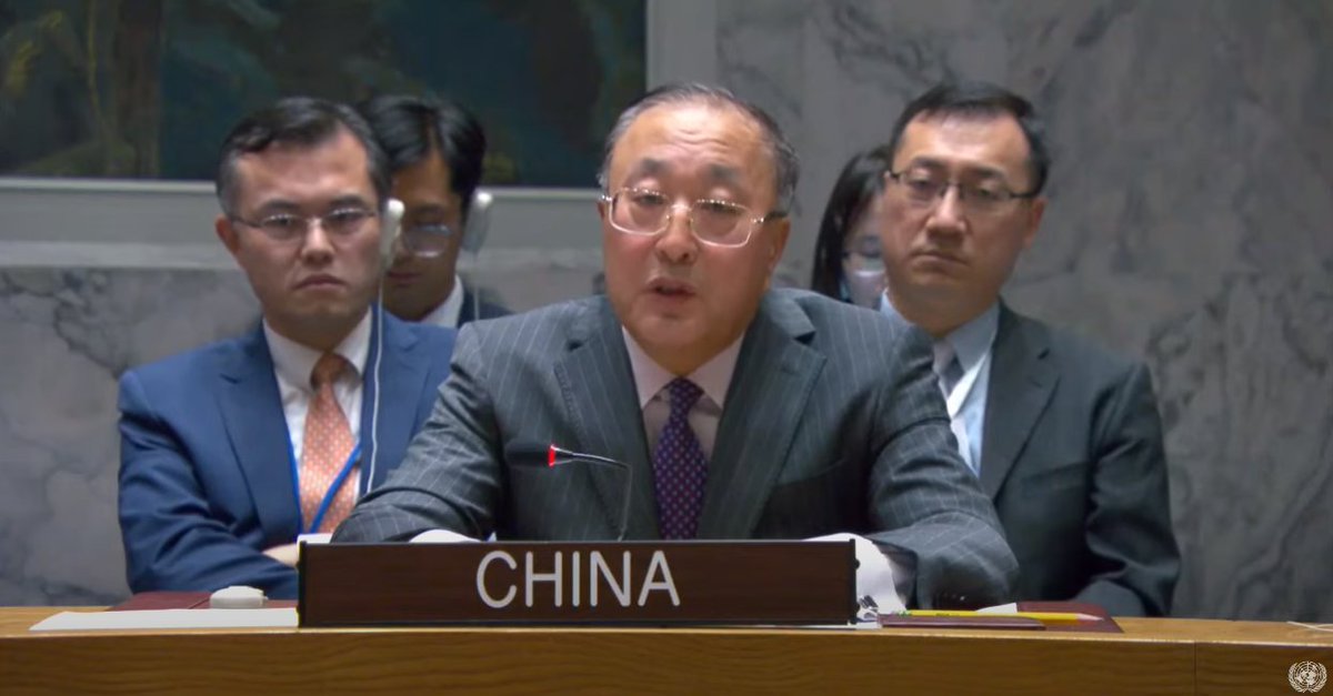 Li Jingjing 李菁菁 (@jingjing_li) on Twitter photo 🇨🇳China voted against the UN Security Council Draft Resolution on the 🇵🇸Palestinian-🇮🇱Israeli conflict!
Why?
Ambassador <a href="/ChinaAmbUN/">FU Cong 傅聪</a>'s answer is BASED!👇
◾️China is by no means indifferent to the sufferings of the people in Gaza. What China opposes is that the draft resolution 🇨🇳China voted against the UN Security Council Draft Resolution on the 🇵🇸Palestinian-🇮🇱Israeli conflict!
Why?
Ambassador <a href="/ChinaAmbUN/">FU Cong 傅聪</a>'s answer is BASED!👇
◾️China is by no means indifferent to the sufferings of the people in Gaza. What China opposes is that the draft resolution