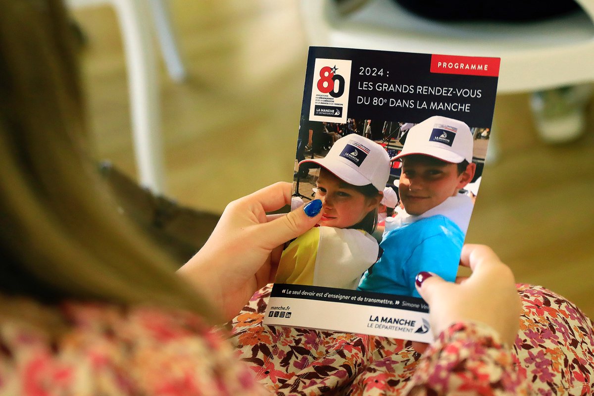 🪖 Des colloques, spectacles, bals, concerts et expositions seront proposés, de janvier à octobre 2024, avec des temps forts, chaque mois. Retrouvez le #programme sur manche.fr/debarquement-n…