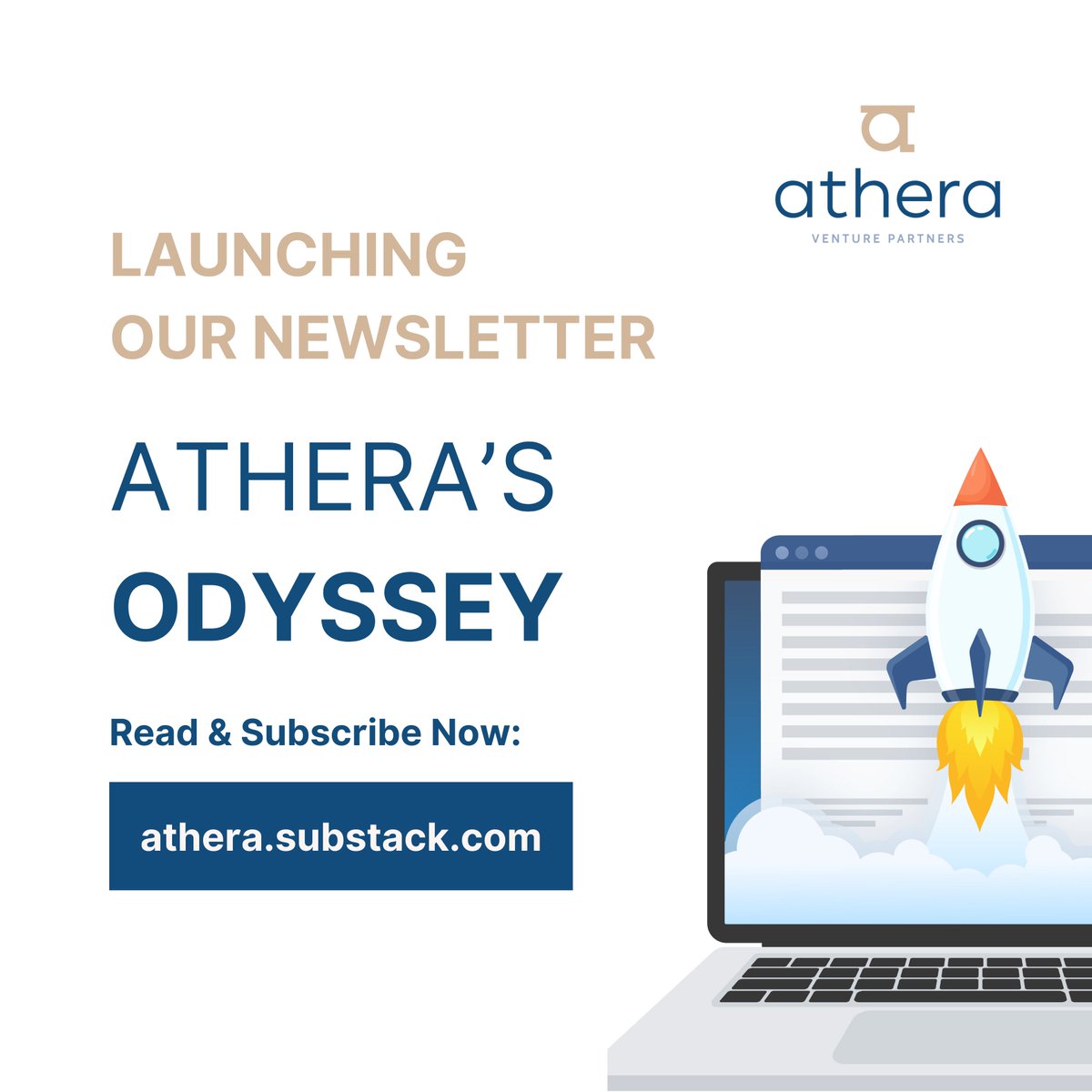 Your passport to a world of inspiration is here…
We are super excited to embark on a new adventure as we launch our newsletter - Athera’s Odyssey - athera.substack.com 🚀

Read &amp; subscribe now!