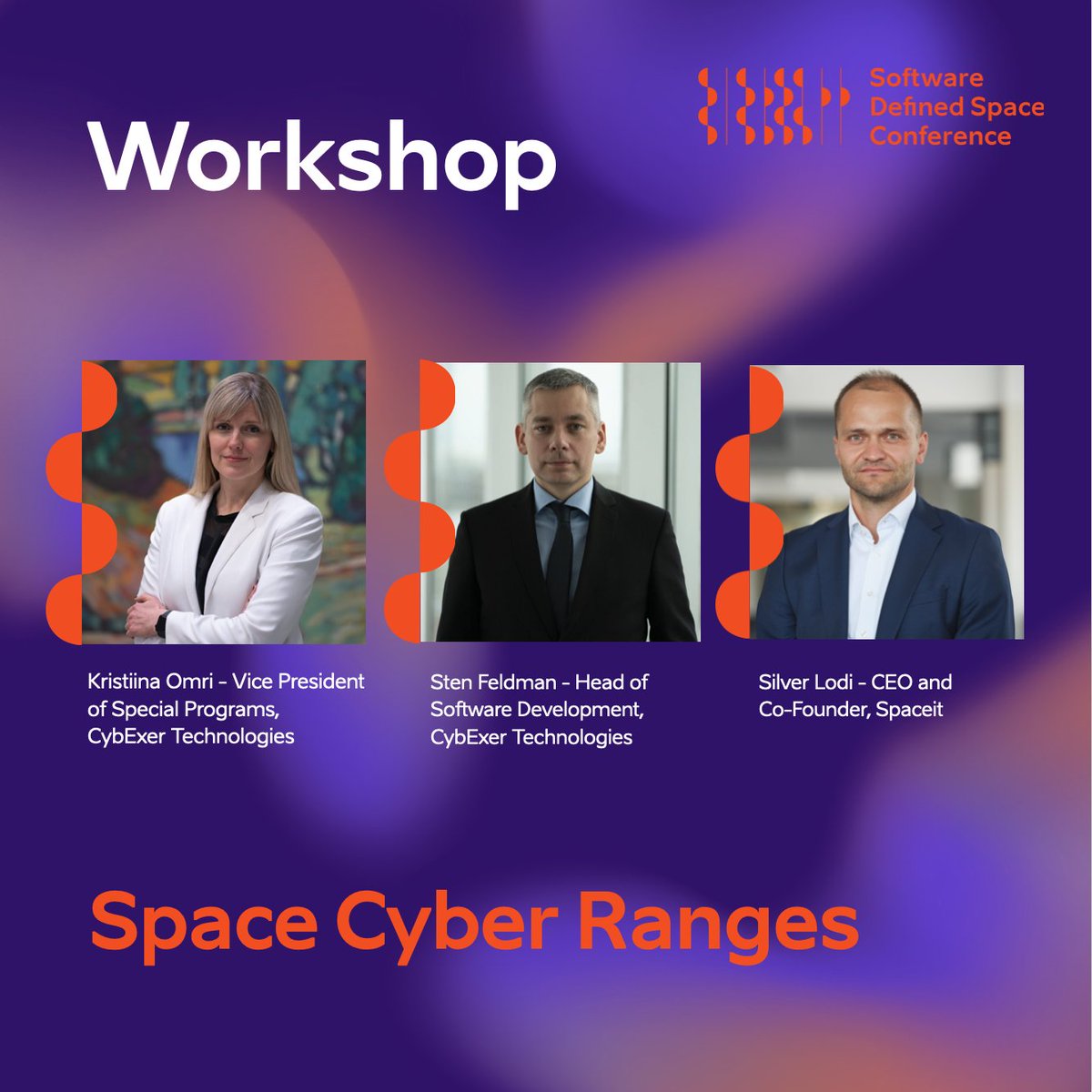 CybExer Technologies and Spaceit workshop "Space Cyber Ranges" 🚀
In this workshop, you'll have the opportunity to explore a live demonstration led by Mr. Sten Feldman, Head of Software Development and Mr. Tanel Kuusk, Principal Engineer of CybExer Technologies. 

#kosmosEST