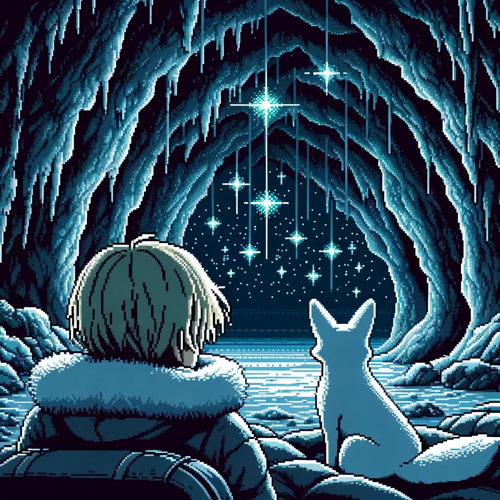 CryoNest's tweet photo. Day 60: At night,shadows danced among the lights of Thulean.I felt presences watching me,perhaps the spirits of the Thuleans,or perhaps something else. 
Fluffigon seemed to communicate with them.

Join: https://t.co/LjBuLwjIkA 

#CryoNest #NFT #NFTart #nftcommunity #freemint https://t.co/5OjavhYvzZ