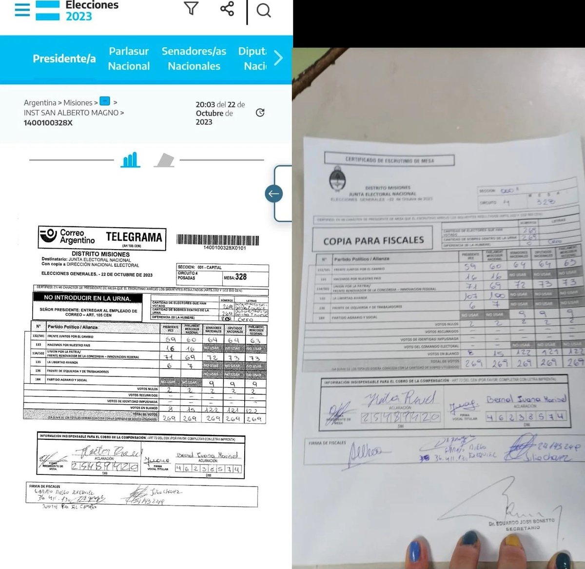 als_son19's tweet photo. 🚨PRUEBA DE FRAUDE

MILEI SACÓ 107 VOTOS PERO LE COMPUTARON SOLO 6

DENLE RT COMO NUNCA

#FraudeElectoral
#MileiPresidente https://t.co/hIQeCoJ8C8
