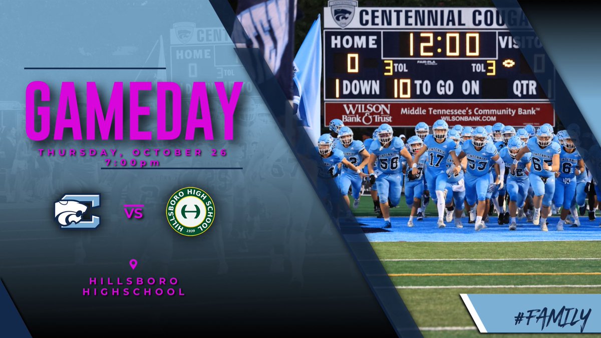 Cougar Nation…guess what day it is…?
#OneGoal #PinkOut #MotionOnMallory