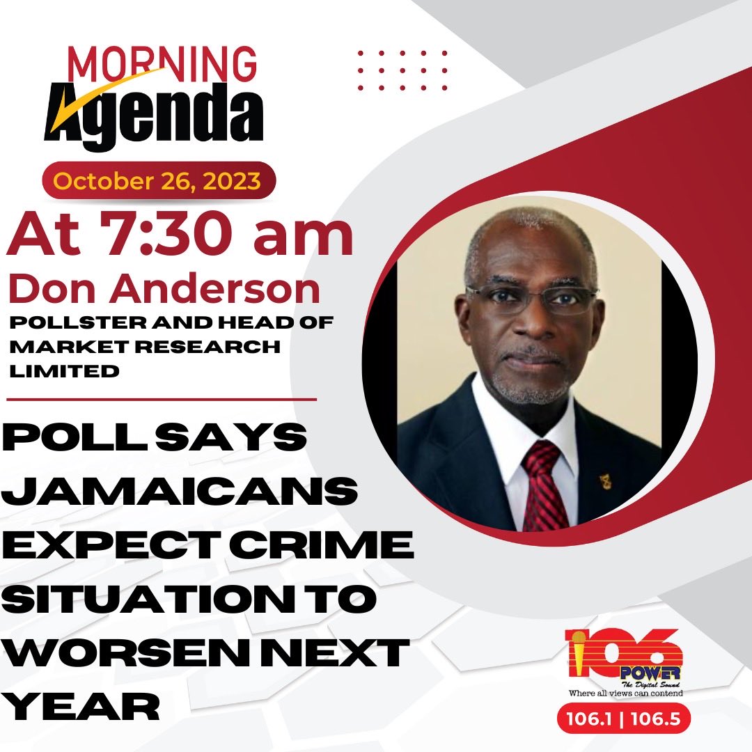 On the Thursday Morning Agenda at 7:30 am, ⁦<a href="/Sanjayolewis/">Sanjay Lewis</a>⁩ ⁦<a href="/yooneedmorejodi/">Jodi-Ann Quarrie (Yoo Need More Jodi)</a>⁩ ⁦<a href="/Power106fmJa/">Power 106FM</a>⁩ ⁦<a href="/HoraceChangJM/">Dr. Horace A Chang</a>⁩ ⁦<a href="/1spotmedia/">1SpotMedia</a>⁩ ⁦<a href="/thePSOJ/">The PSOJ</a>⁩