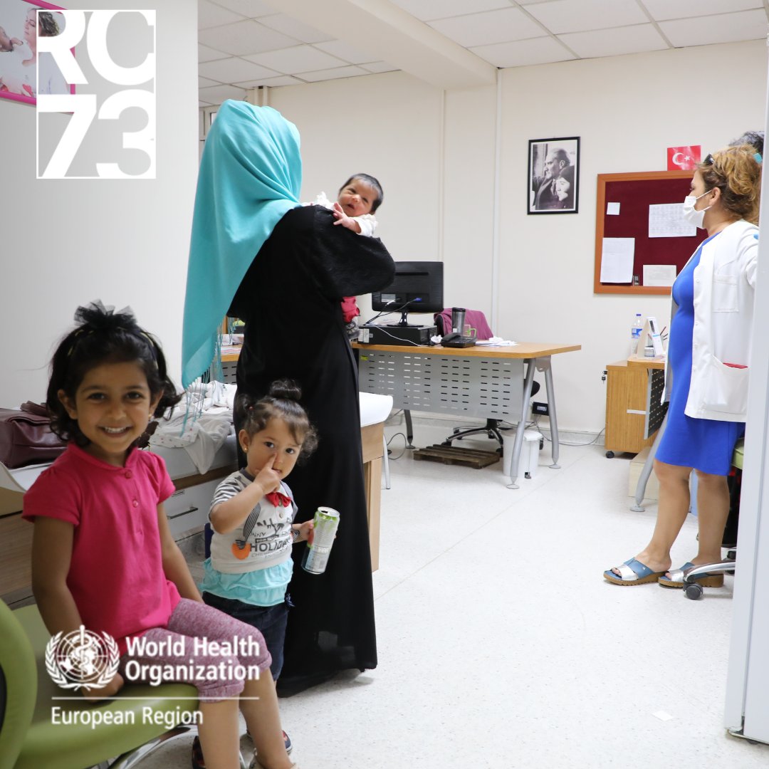 To address both acute needs & long-term integration in inclusive health systems, Member States today adopted the new action plan for refugee & migrant health in the WHO European Region 2023-2030! 👏 iris.who.int/handle/10665/3… More👉who.int/europe/news/it…