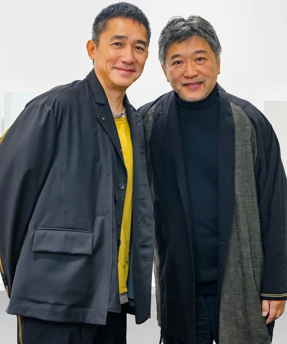 taesdawn26's tweet photo. tony leung with hirokazu koreeda at the 36th tokyo international film festival, 2023 https://t.co/SCcqPNiGF7