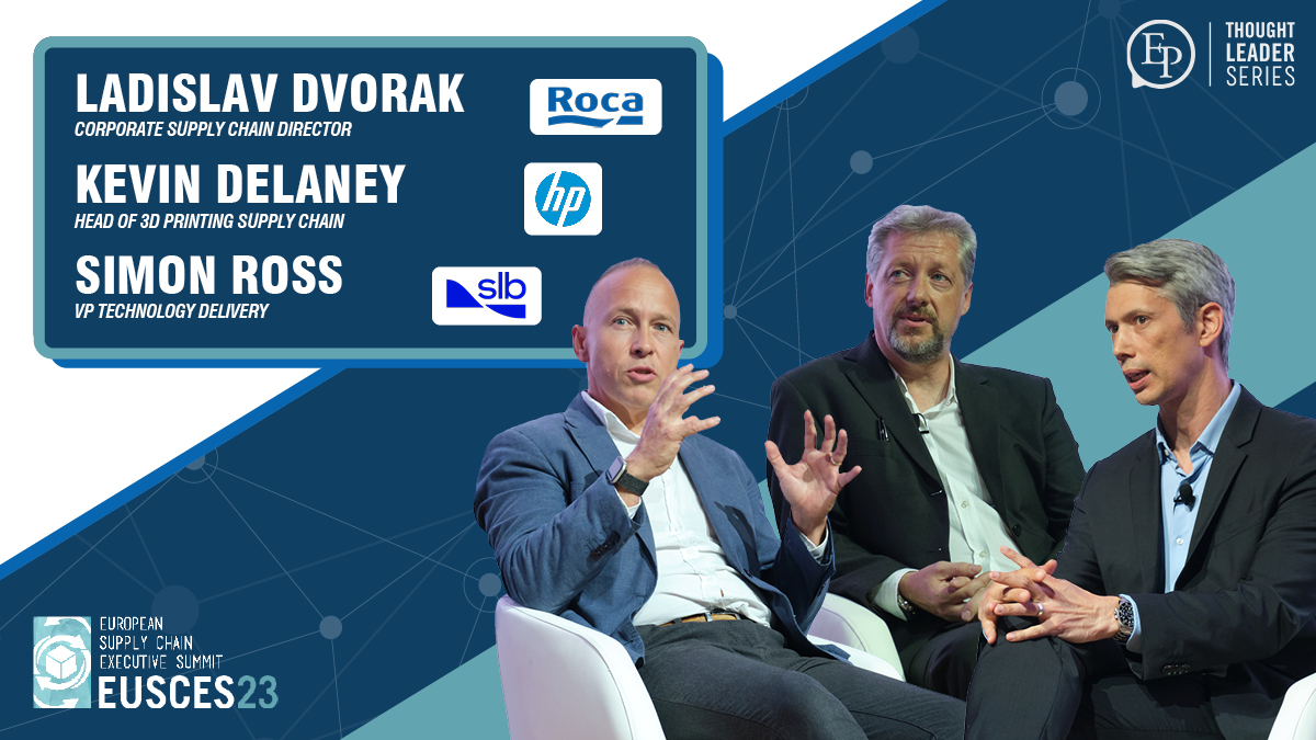 EP_EUSCES's tweet photo. At #EUSCES23 we heard an engaging panel discussion led by Kevin Delaney of @HP, Ladislav Dvorak of ROCA GROUP and Simon Ross of SLB on Increased Energy Costs, Inflation, and the Supply Chain. 👥

🎤 Watch here: https://t.co/Y4VuhuDcKh 

#EUSCES #supplychain #europe https://t.co/ClhAQePPQ7