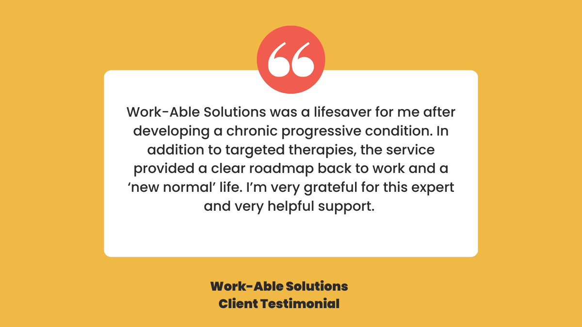 Work-Able Solutions service is fully operational since September 2023. This OT service provides individualised support with returning to or remaining in the work community. Available to Dublin, Kildare, Wicklow & Waterford #OTweek #unitythroughcommunity @slaintecare @Arthritisie