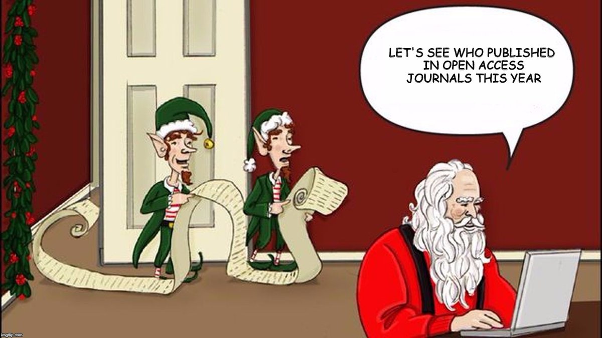 EnagoAcademy's tweet image. Santa&apos;s making a list, checking it twice, gonna find out who published in #OpenAccess journals this year! It&apos;s the end of #OpenAccessWeek2023 - let&apos;s celebrate the champions of knowledge sharing! Check out all the resources of #OAWeek we have for you: bitly.ws/Xayr