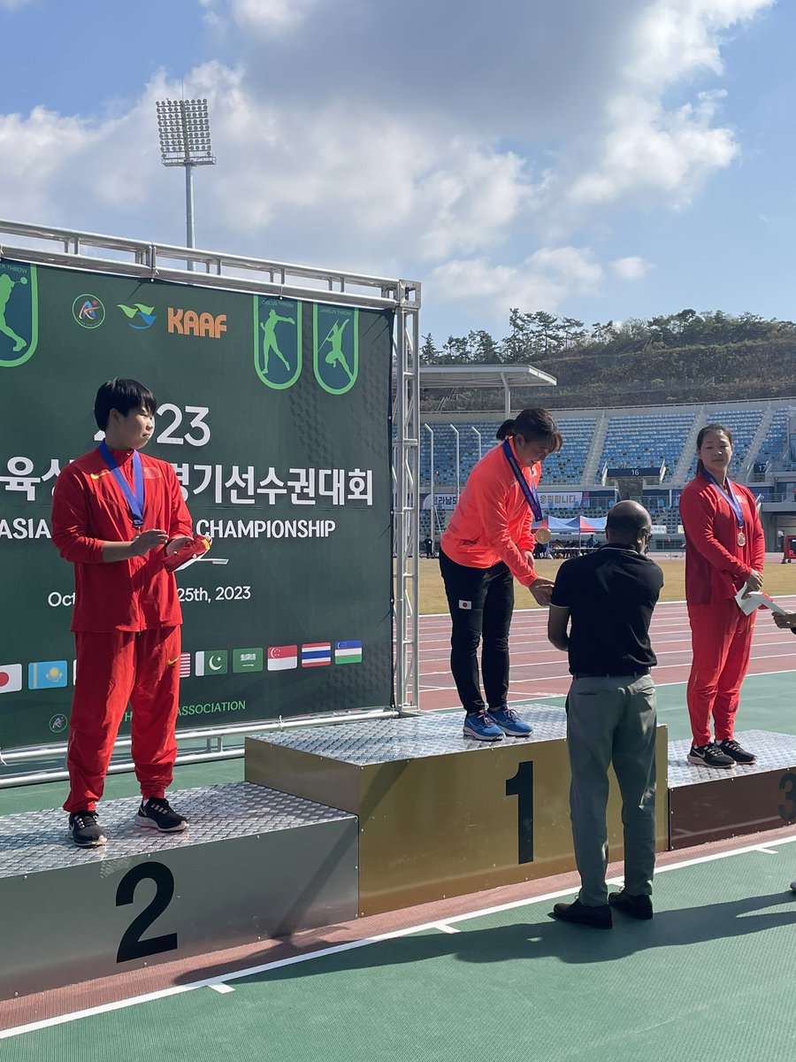 momone0627's tweet photo. アジア投擲選手権優勝できました！
世界大会でも国旗を掲げられるように、
引き続き頑張ります🔥 https://t.co/iflePcbXAk