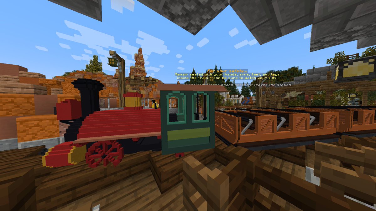 mcverylikekun's tweet photo. #マイクラ　＃ディズニー　＃カルフォルニアディズニー
ちょうハイクオリティなディズニーランド行ってきた
iP　https://t.co/v1eUZ8aELX https://t.co/flyJQQjS43
