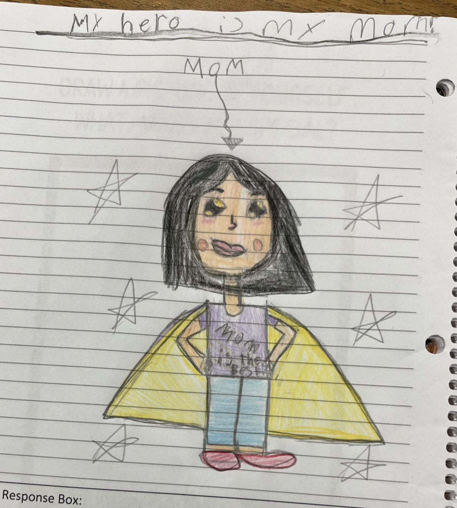 Rmorrison_hasty's tweet photo. Need a smile this morning? Just read these family journal entries! Students wrote about who their hero is. #familyjournal #whoisyourhero #everydayheroes #growinggreatness https://t.co/MP5MFAjcls