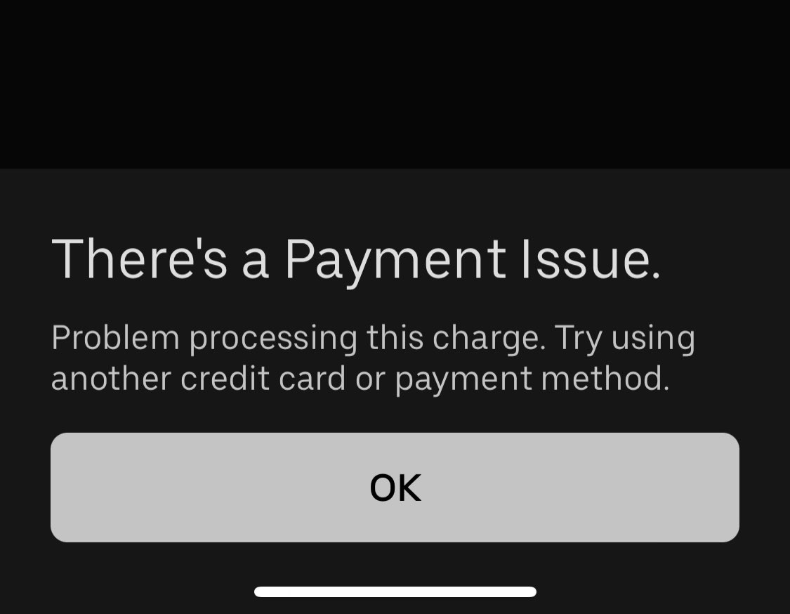 basicallyacidic's tweet photo. @AxisBankSupport @AxisBank @Uber_Support @Uber - the payment for my trips on Uber was going fine till this morning and now suddenly I can’t make payments with my credit card. I’m in a new country and it would be really helpful if you can figure out the issue. https://t.co/0nRwVSarPj