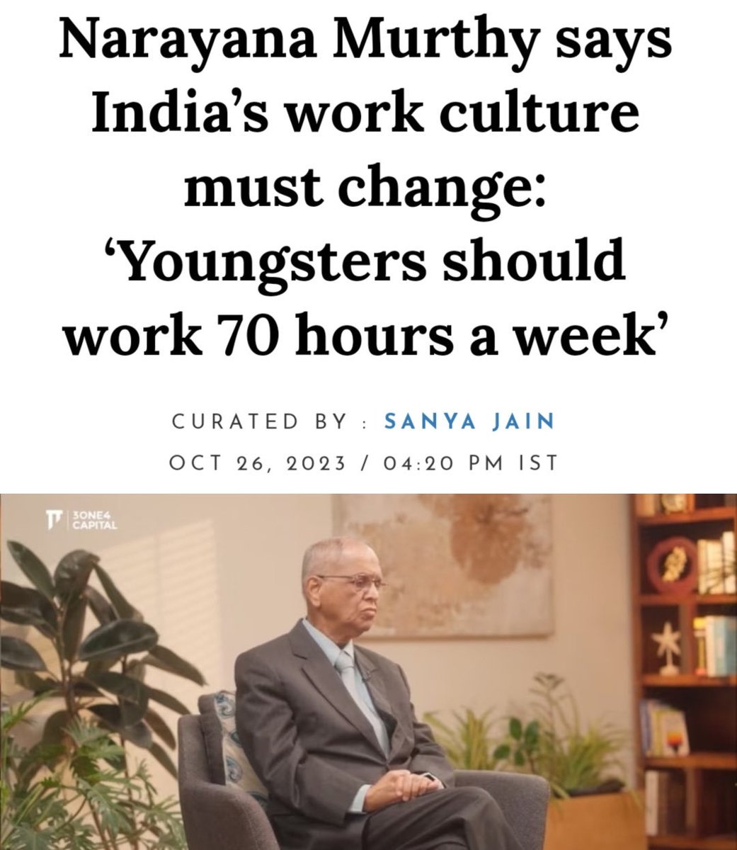 minicnair's tweet photo. He wants everyone to work like Infosys employees!! https://t.co/6hSEy7OQOh