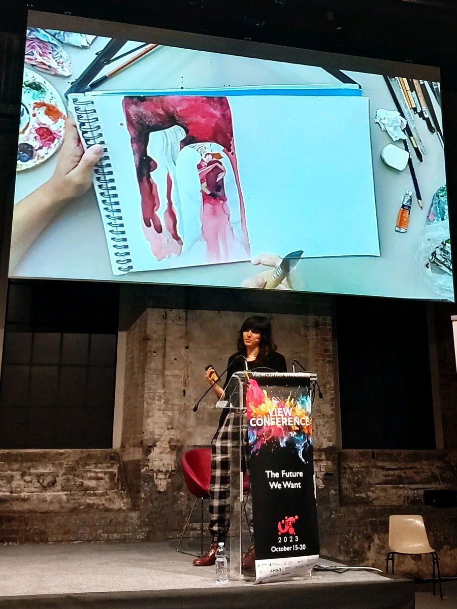 AlmudenaRedondo's tweet photo. Last week we wrapped @ViewConference  and was another incredible rollercoaster of an experience in Turin. It was an honour to talk about our Cartoon Saloon short for Star Wars, a workshop on Art Direction and stylisation and be part of 3 panel discussions. Until next year! https://t.co/E1Idwj4VUB