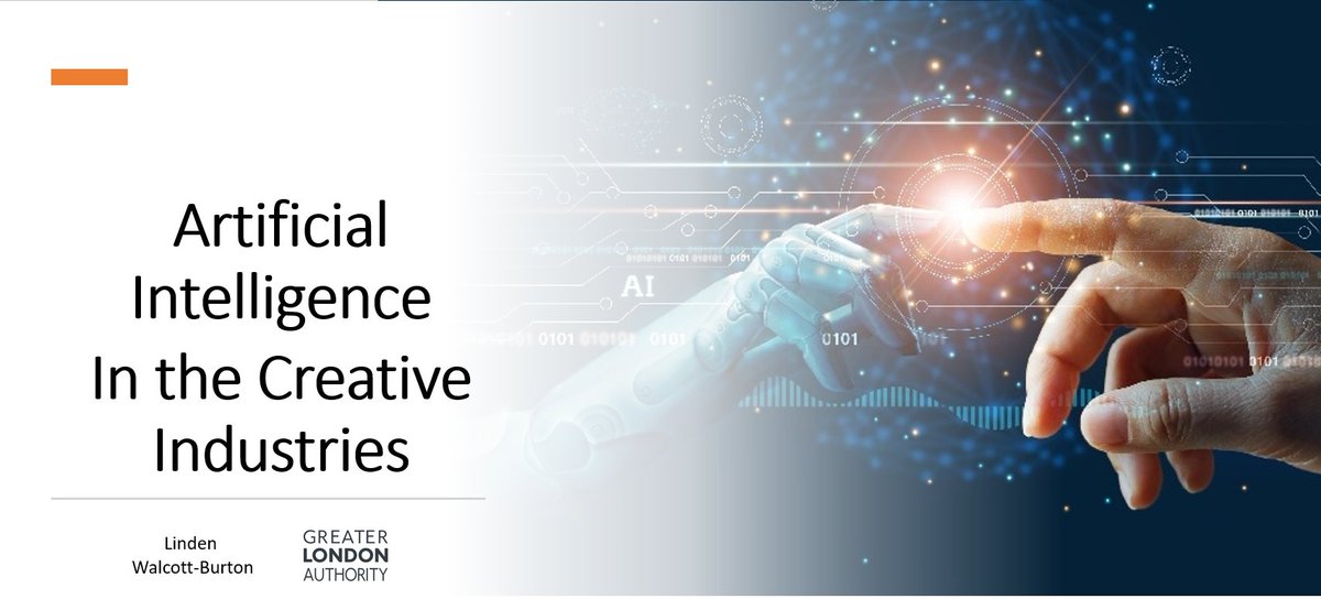 I've been leading on the impact of AI on the creative industries for the London Mayor. Doing two online sessions that're free for the industry. Check them out...! 

2nd November, 2.30pm – 3.30pm
aifringe.org/events/artific…

December 4th, 2.30pm – 3.30pm
events.teams.microsoft.com/event/74043fb4…
