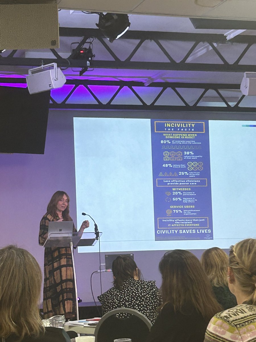 0801Gabby's tweet photo. ‘When we condone rudeness in our teams, we accept poorer outcomes for our service users’ @BeckyCrellin #IPEX - This 🙌 #civilitysaveslives https://t.co/Vhi2V8qztM