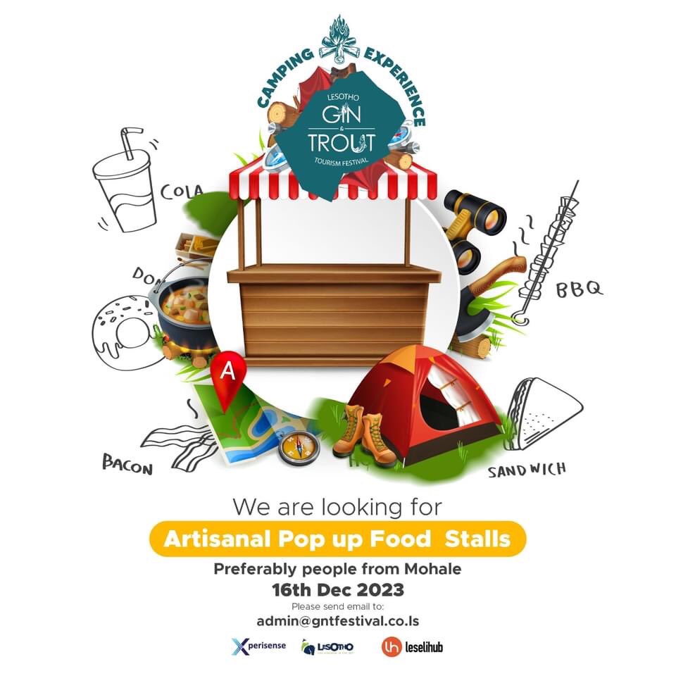 ThatRapperKidd's tweet image. ‼️CALLING ALL SMALL #BASOTHO BUSINESS OWNERS‼️

Here’s an opportunity for you all! And if it’s not for you, maybe it’s for someone you know, so share it with ‘em.

SEE 🫵🏾 YOU 
✌🏿🍸

#LGTTF
#LesothoGinAndTroutTourismFestival
#LetTheSpiritMoveYou
#LetTheFestiveBegin
#TURKForLGTTF